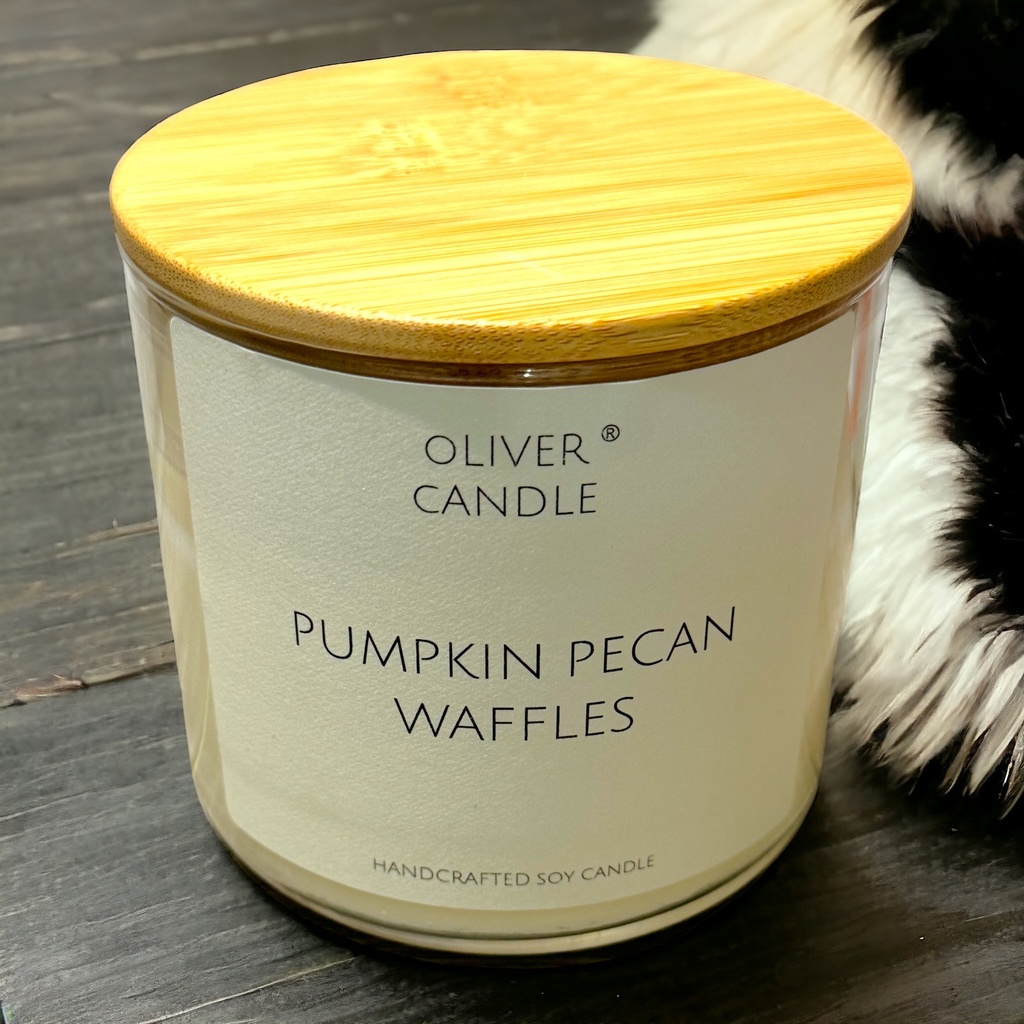 Sweet Tuscan Plum 3 Wick Soy Candle with Bamboo Lid (copy)