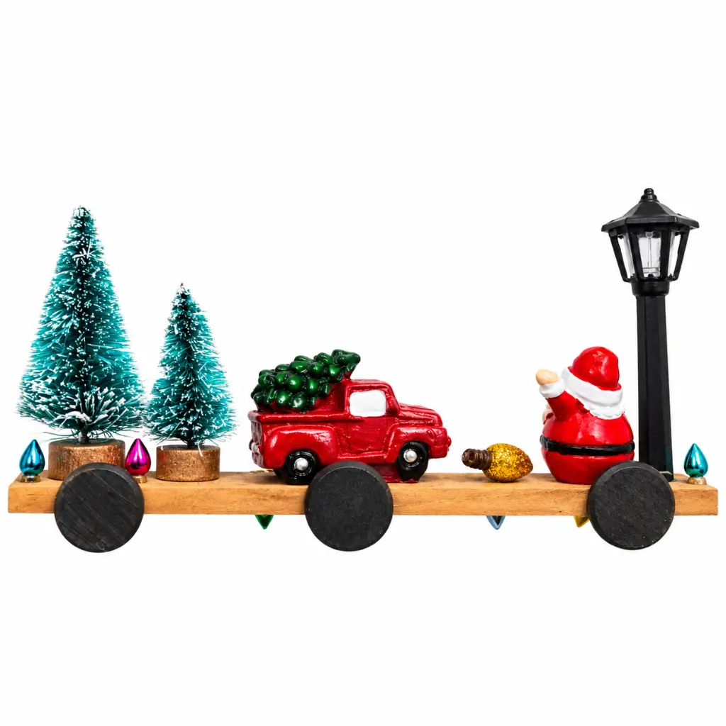 Miniature Christmas Wagon Display.webp