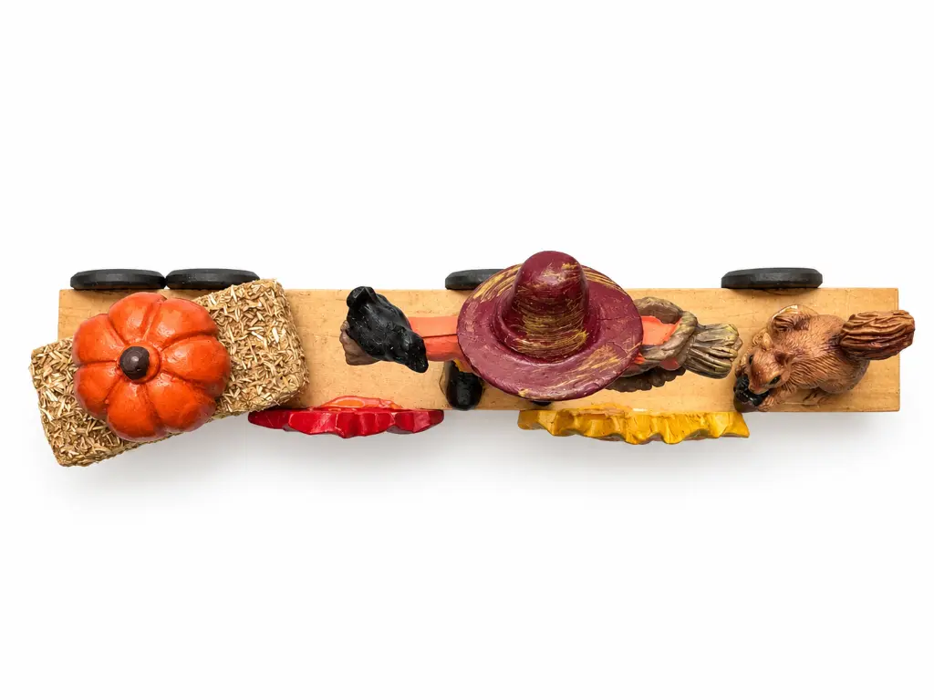 Autumn Scarecrow and Squirrel Wall Hanger.webp