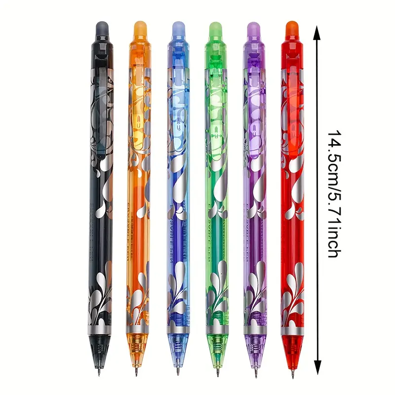 Erasable Retractable Ballpoint Pen Set