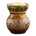 Green Fleur de Lis Illumination Wax Warmer