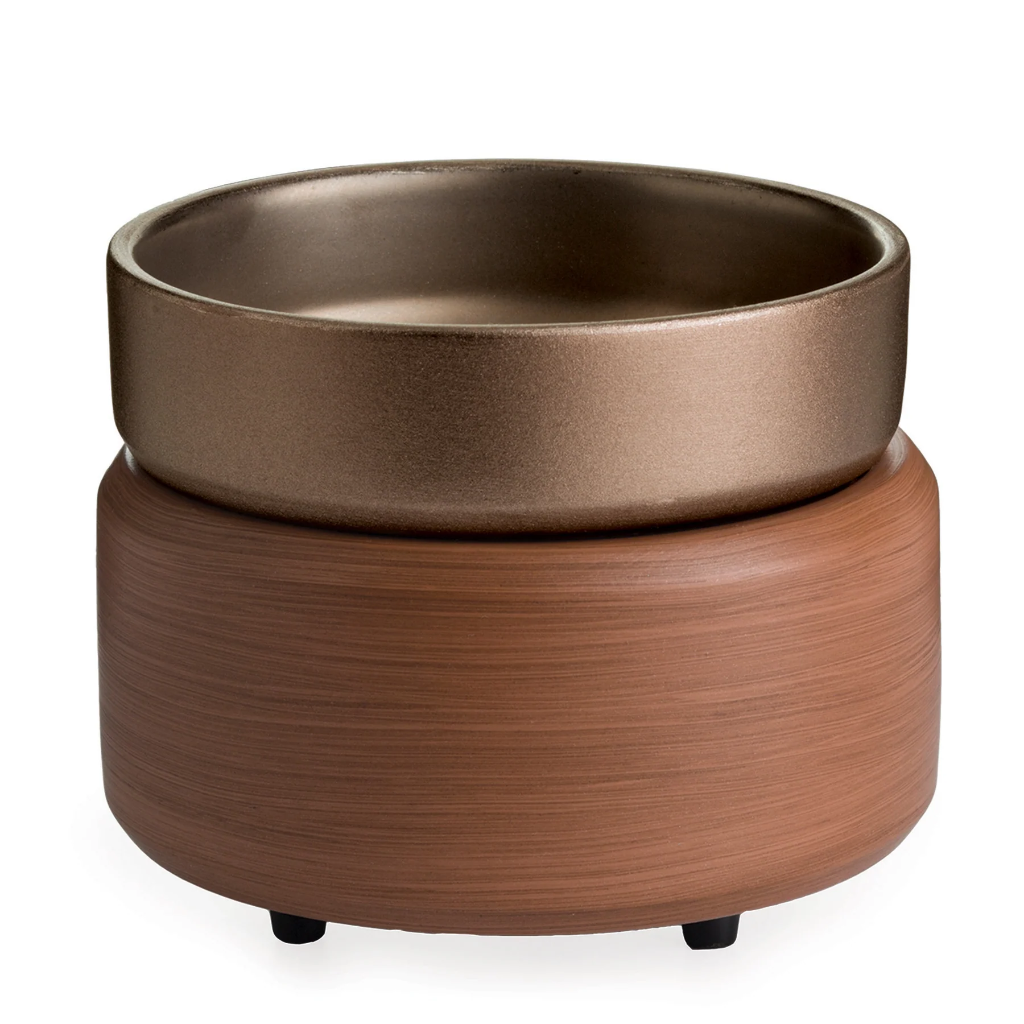 [802481] Pewter Walnut 2-in-1 Classic Fragrance Warmer