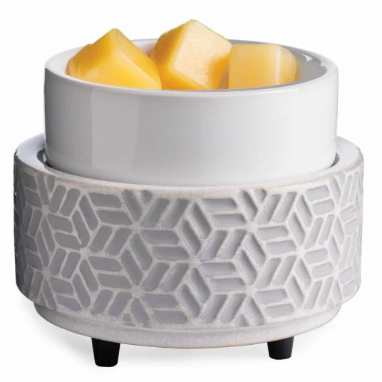 [803802] Stone Hexagon 2-In-1 Classic Fragrance Warmer