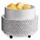 Stone Hexagon 2-In-1 Classic Fragrance Warmer