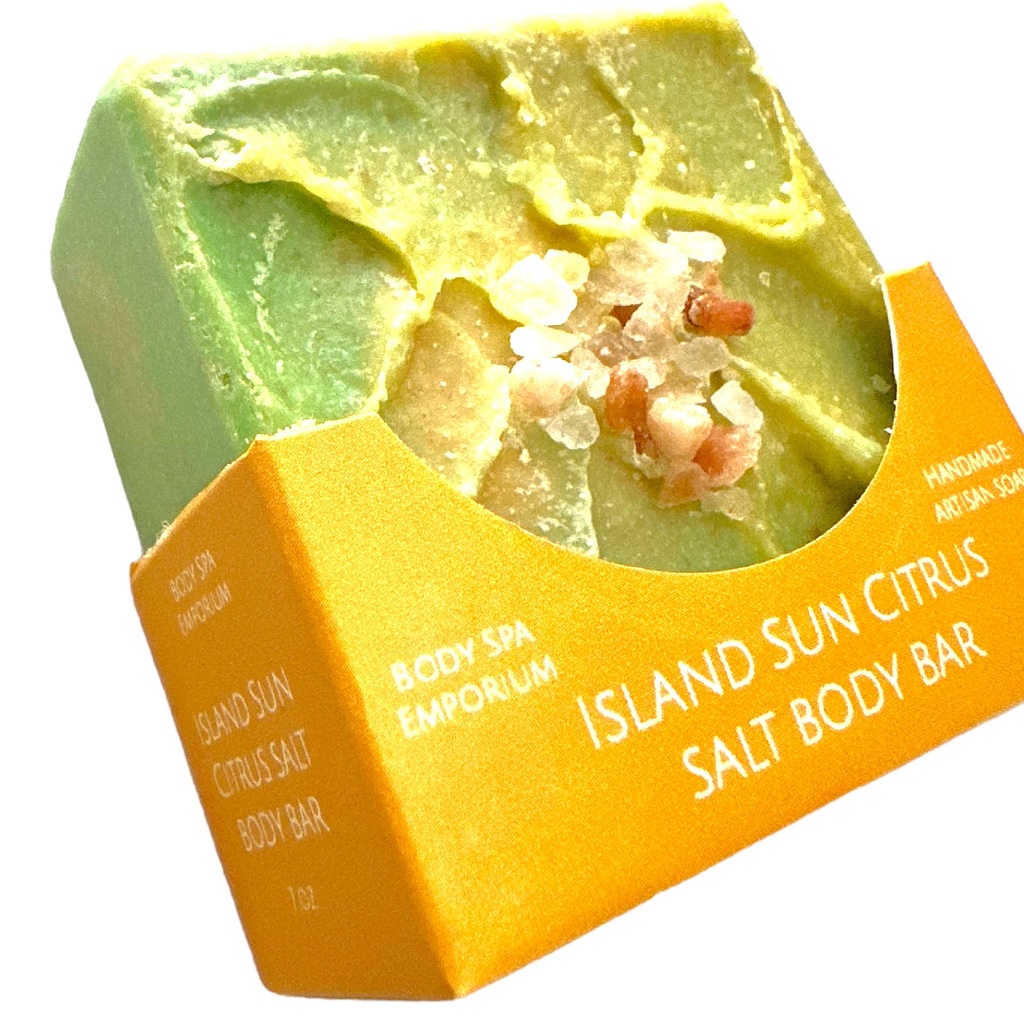 [803931] Island Sun Citrus Handmade Salt Artisan Soap Bar