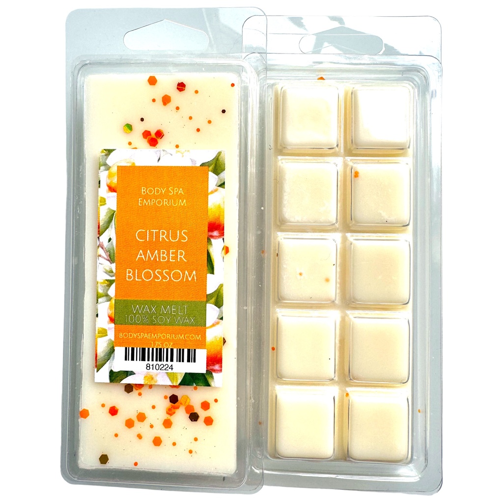 [810224] Citrus Amber Blossom Snap Soy Wax Melt 