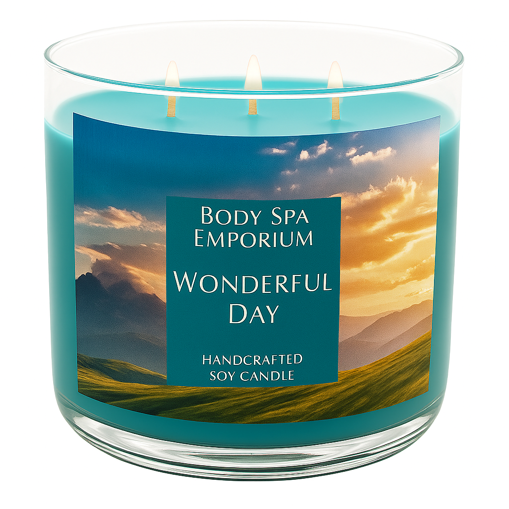 [810226] Wonderful Day 3 Wick Soy Candle