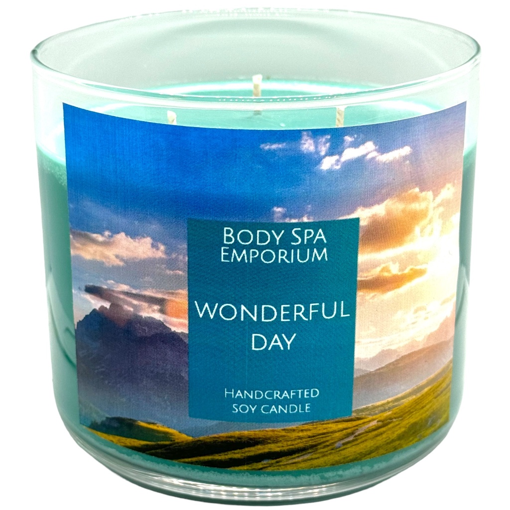 Wonderful Day 3 Wick Soy Candle