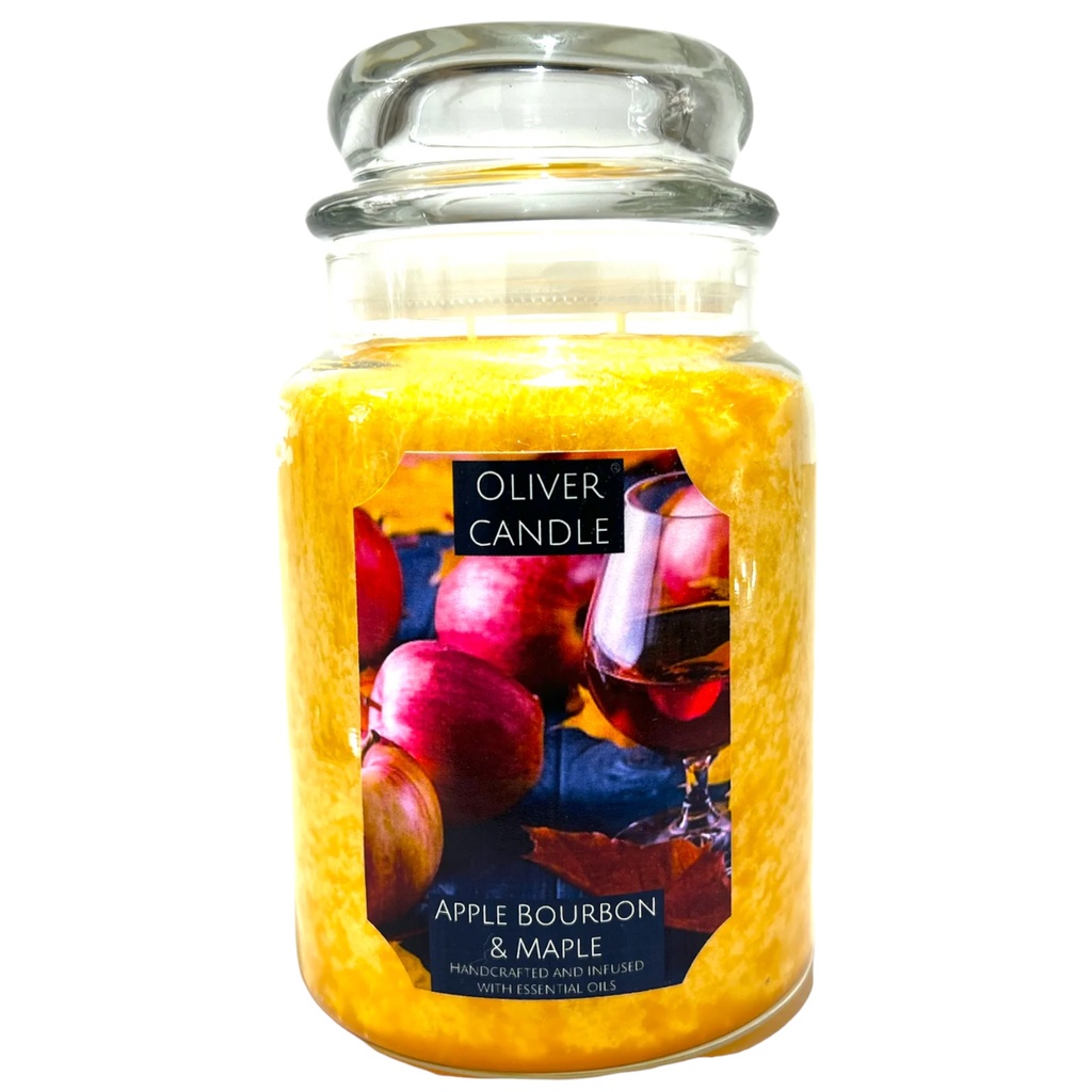 [803823] Apple Bourbon & Maple Apothecary Large Jar