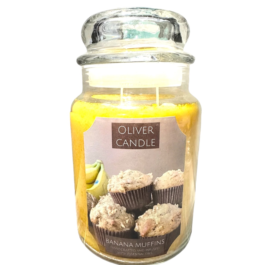 Banana Muffin Apothecary Large Jar