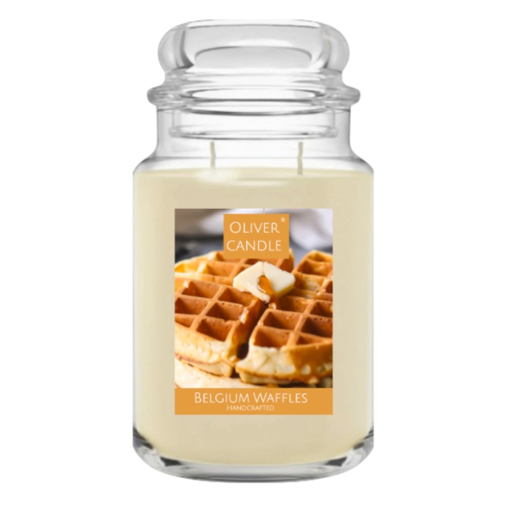 [802463] Belgium Waffles Apothecary Large Jar