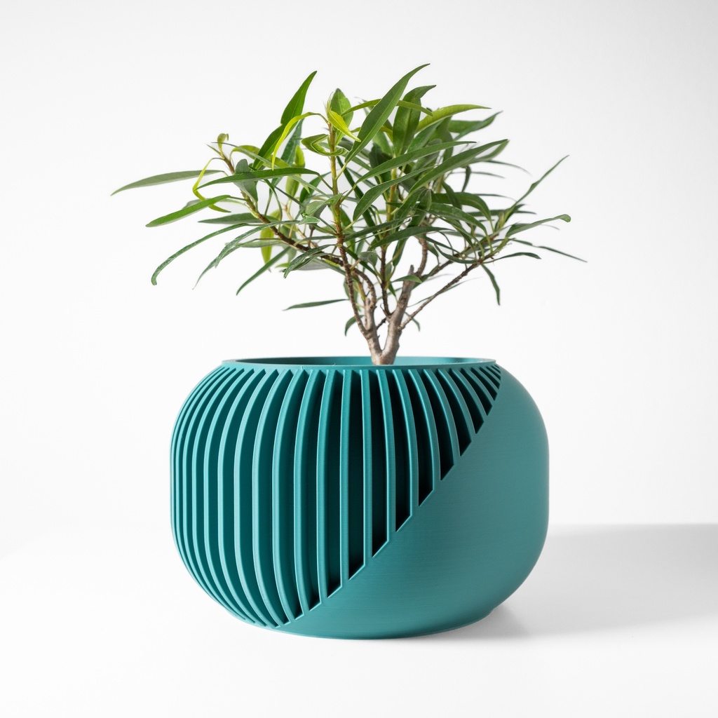 Narvo Planter (3", Add Tray, Add Stand, Black)