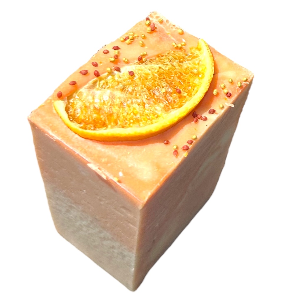 Orange Essential Oil Handmade Artisan Soap (Full Size Bar (6oz - 7oz))