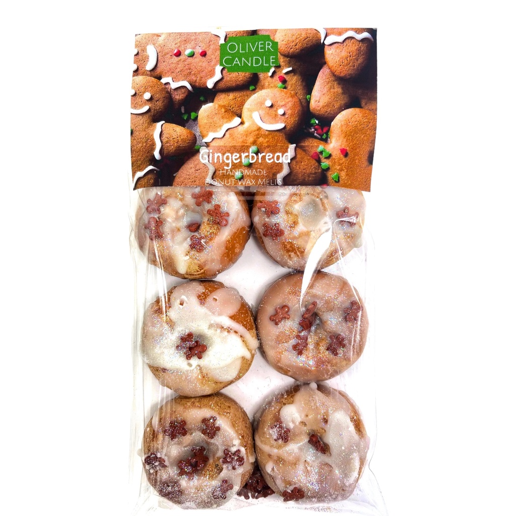 Gingerbread Donut Wax Melts (Pack of 6)