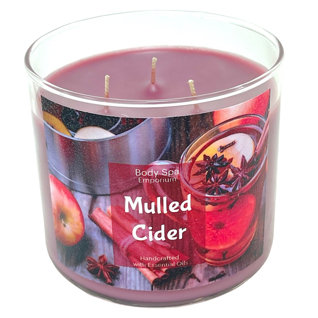 Mulled Cider 3 Wick Soy Candle