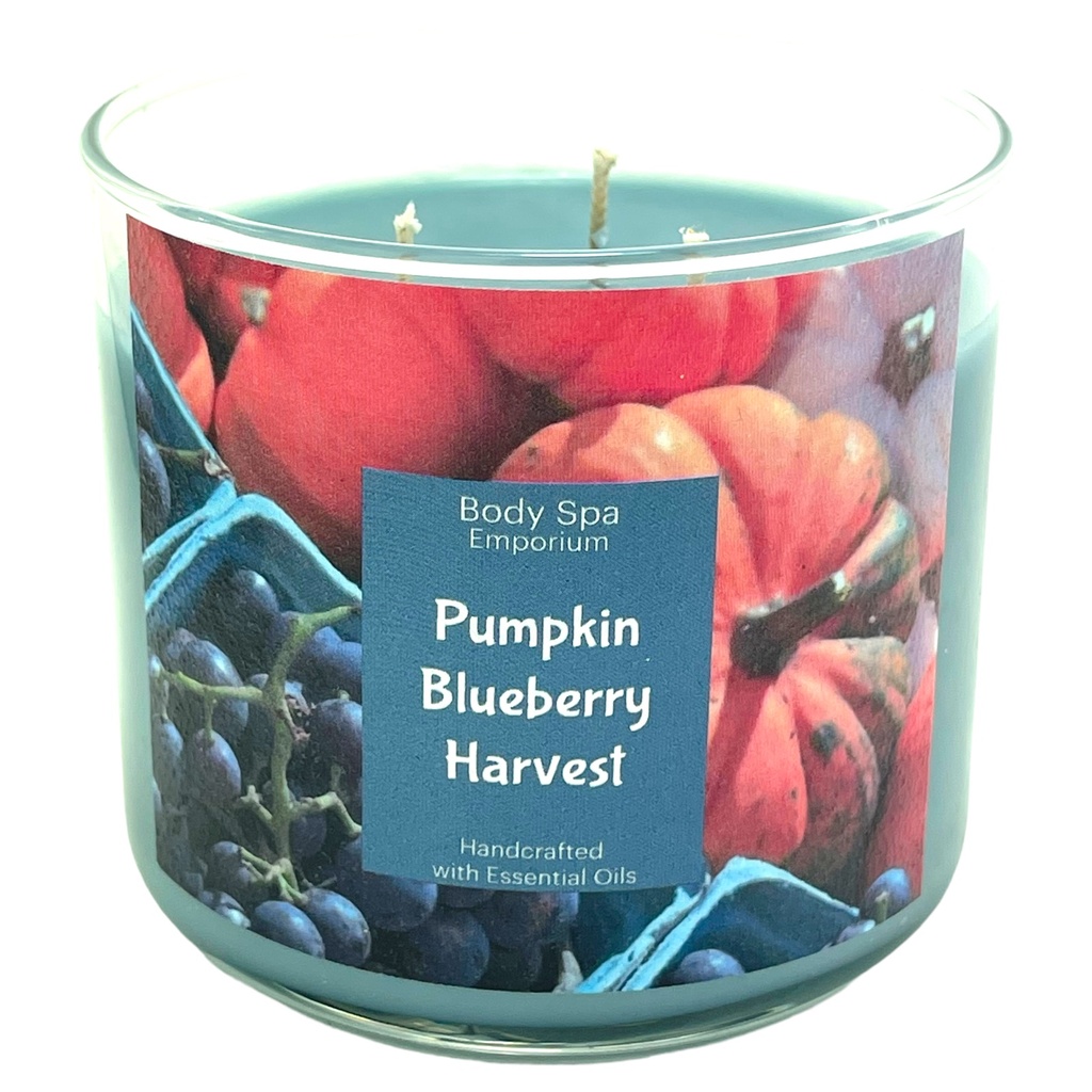 Pumpkin Harvest 3 Wick Soy Candle