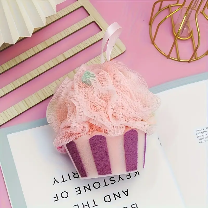 Cupcake Shaped Loofah Sponge