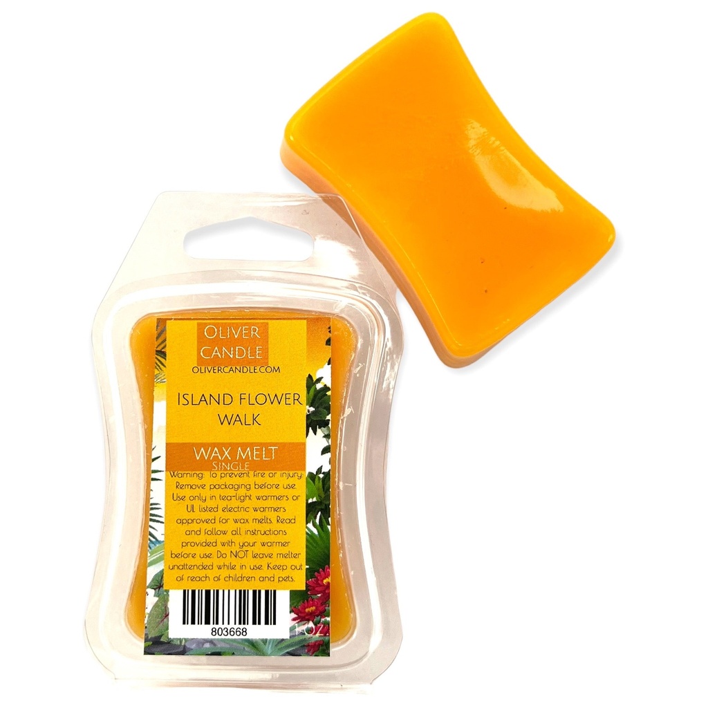 [803668] Island Flower Walk Wax Melt Single