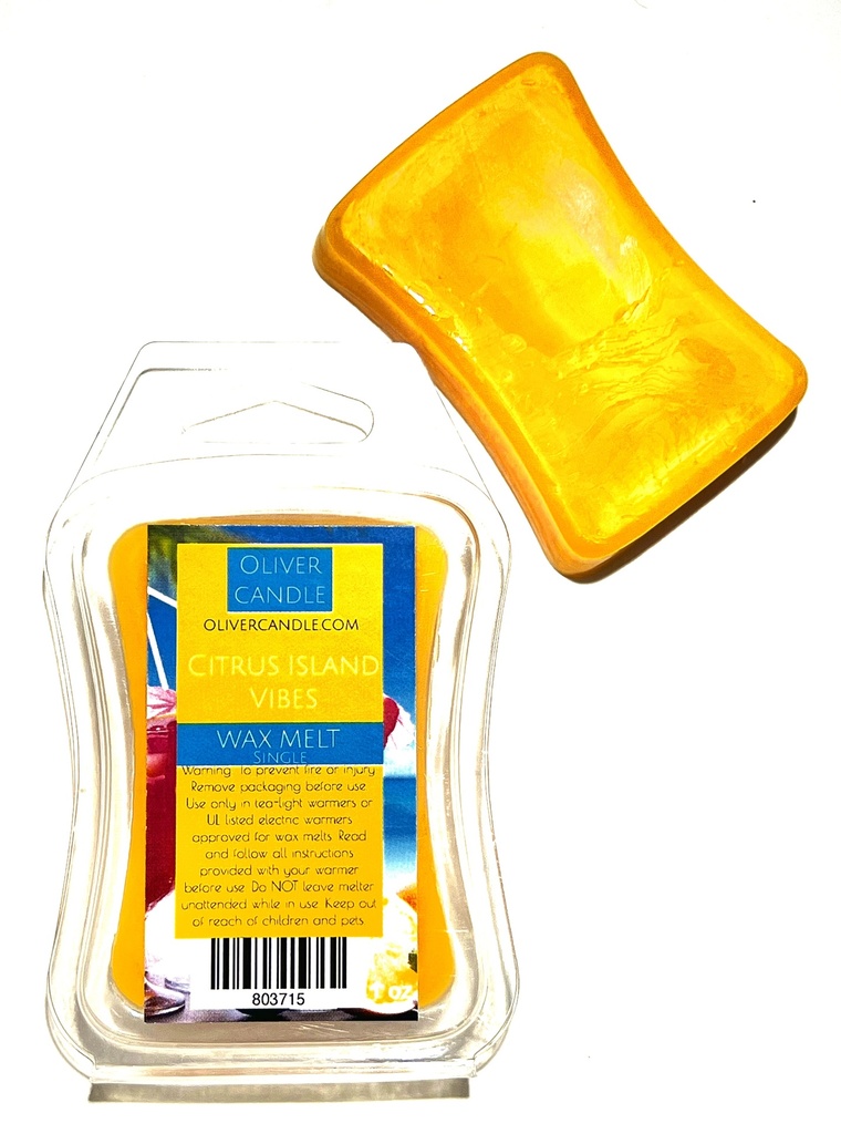 [803715] Citrus Island Vibes Wax Melt Single
