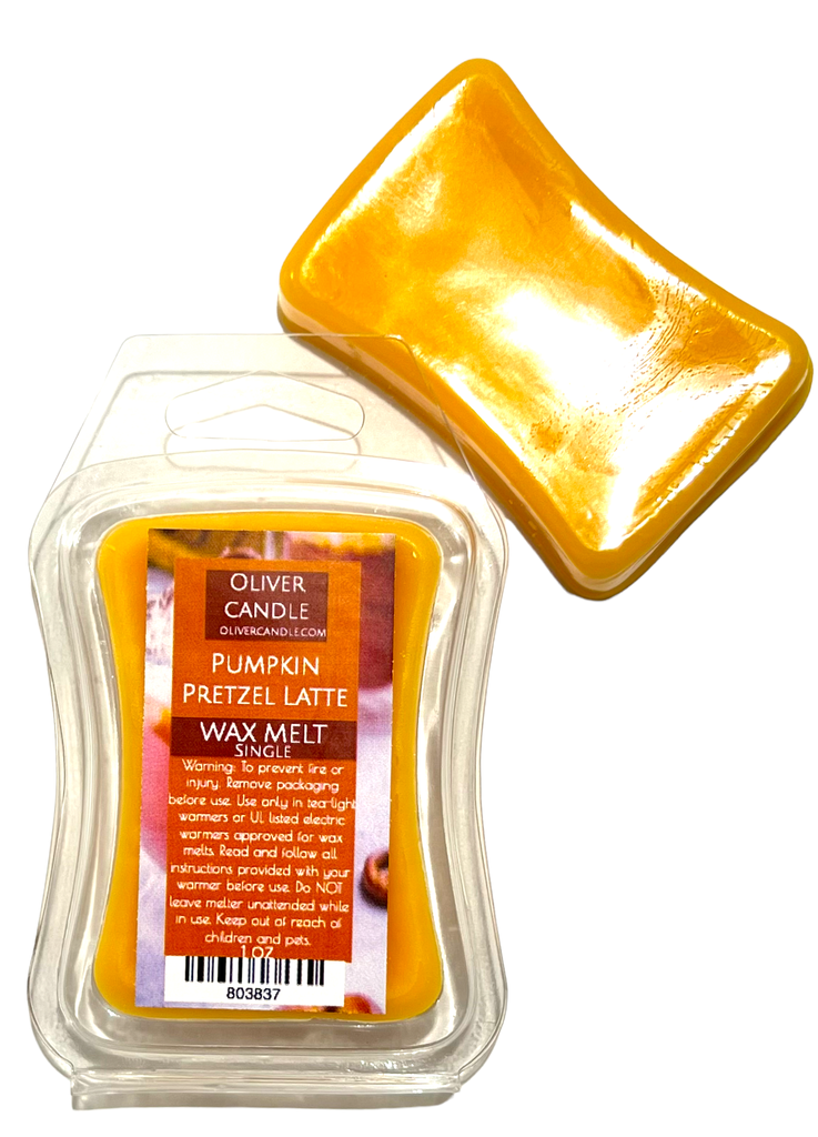 [803837] Pumpkin Pretzel Latte Wax Melt Single