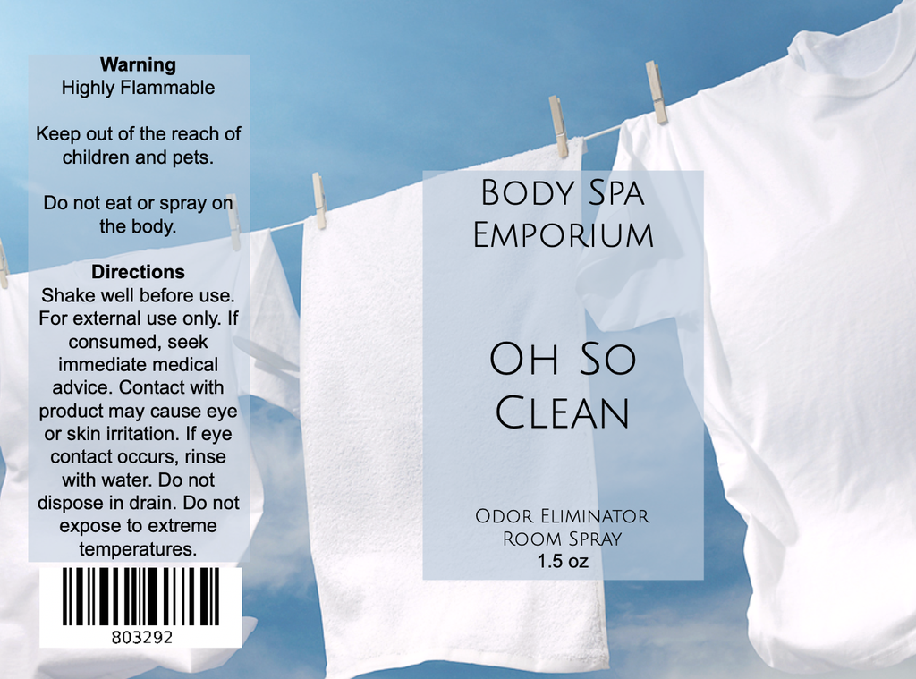 [140323] Oh So Clean Room Spray (2 oz)