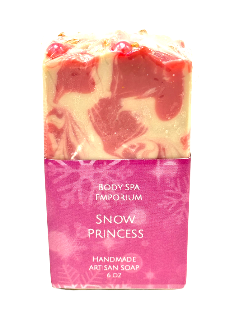 [803959] Snow Princess Handmade Artisan Soap (Full Size Bar (6oz - 7oz))