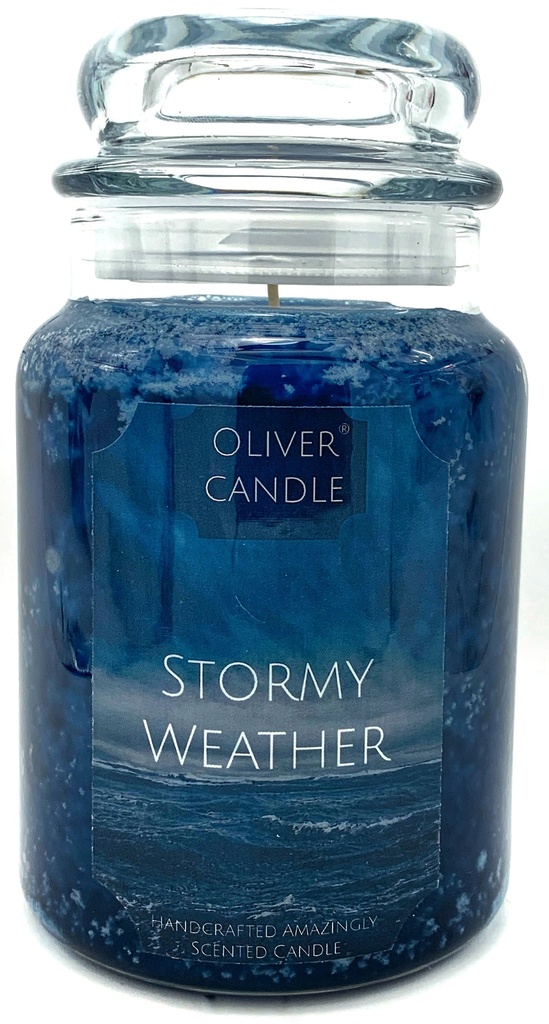 Stormy Weather Apothecary Jar Candle