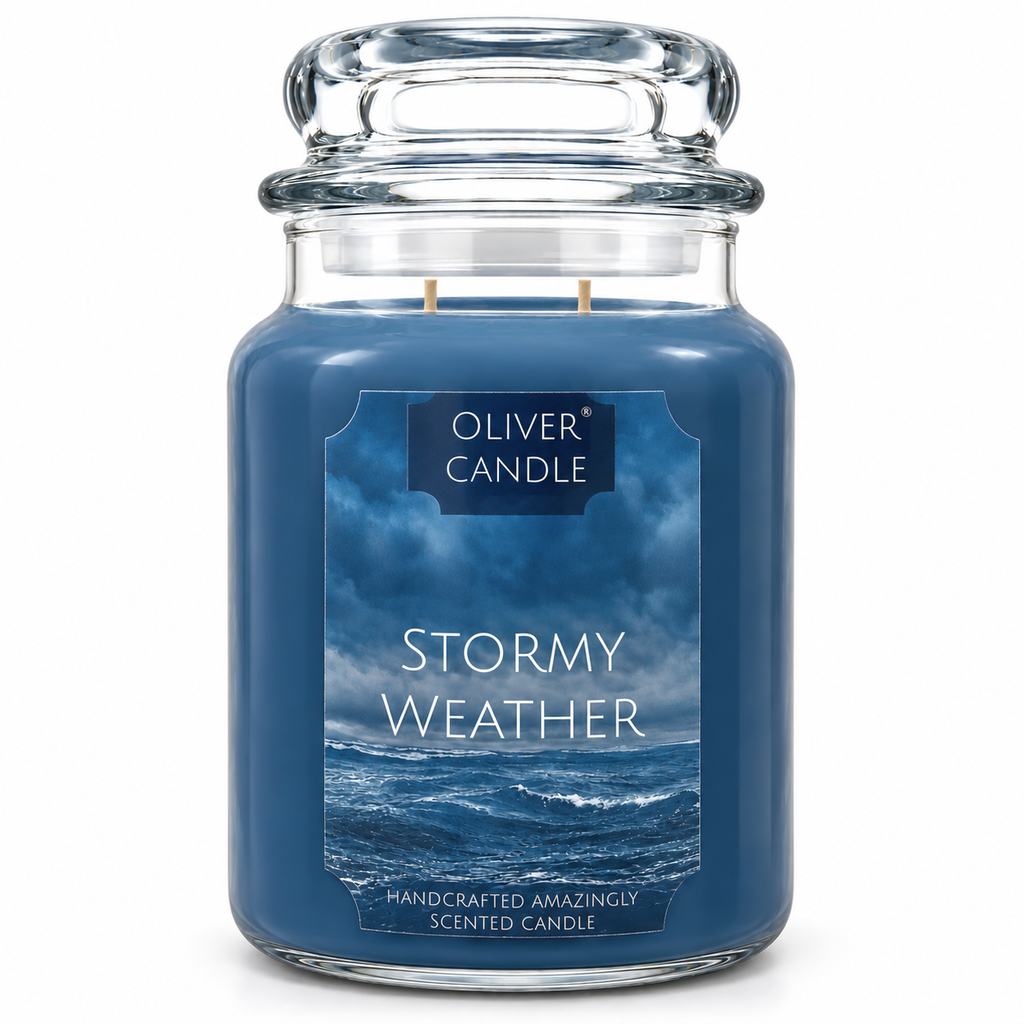 Stormy Weather Apothecary Jar Candle