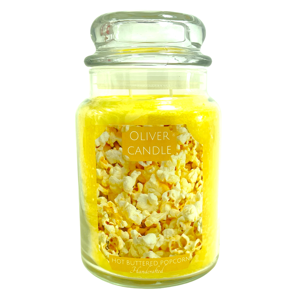 Hot Buttered Popcorn Apothecary Jar Candle