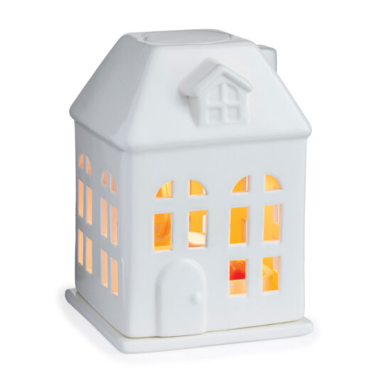 [810265] Porcelain House Canopy Fragrance Warmer