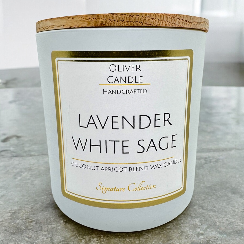 [806288] Lavender White Sage Candle