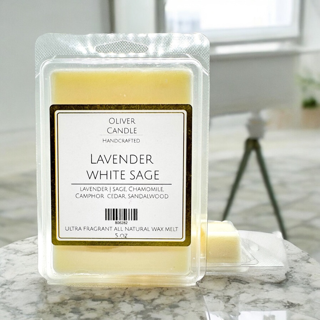 [806282] Lavender White Sage Ultra Wax Melt 5oz