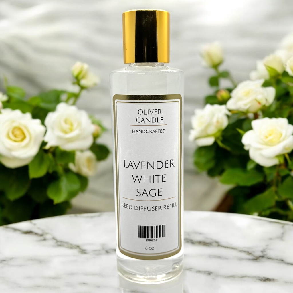 [806287] Lavender White Sage Reed Diffuser Refill