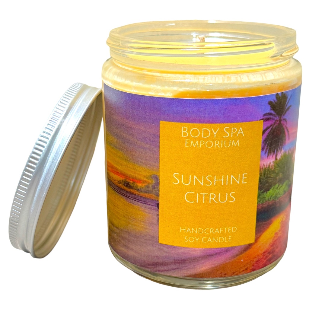 Sunshine Citrus Single Wick Soy Candle