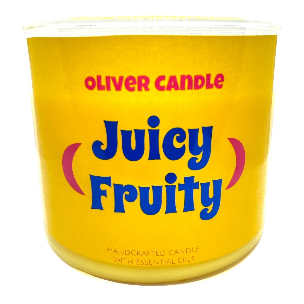 Juicy Fruity 3 Wick Soy Candle