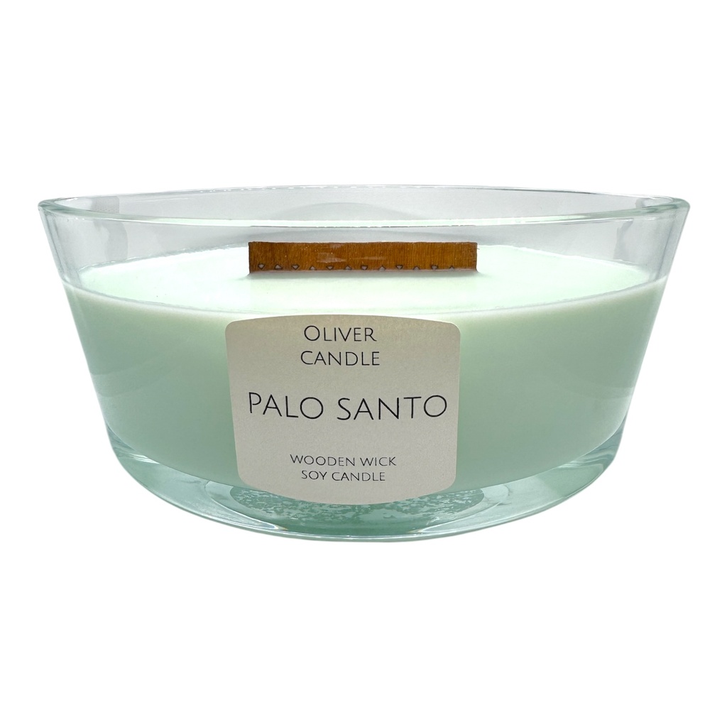 Palo Santo Wooden Wick Large Soy Candle