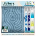 Lifelines Writing Journal Wellness Gift Set - Blue
