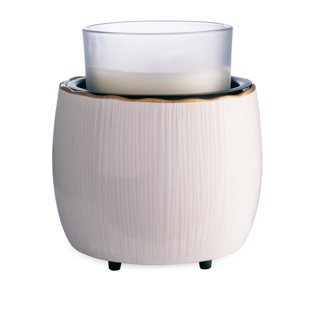 [820020] Golden Ridges Crock Candle Warmer
