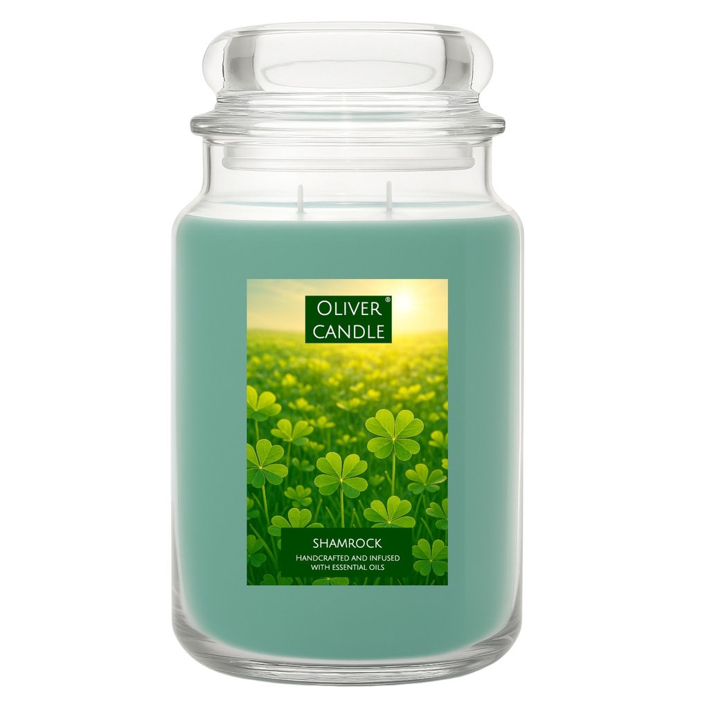 [812014] Shamrock Apothecary Large Candle