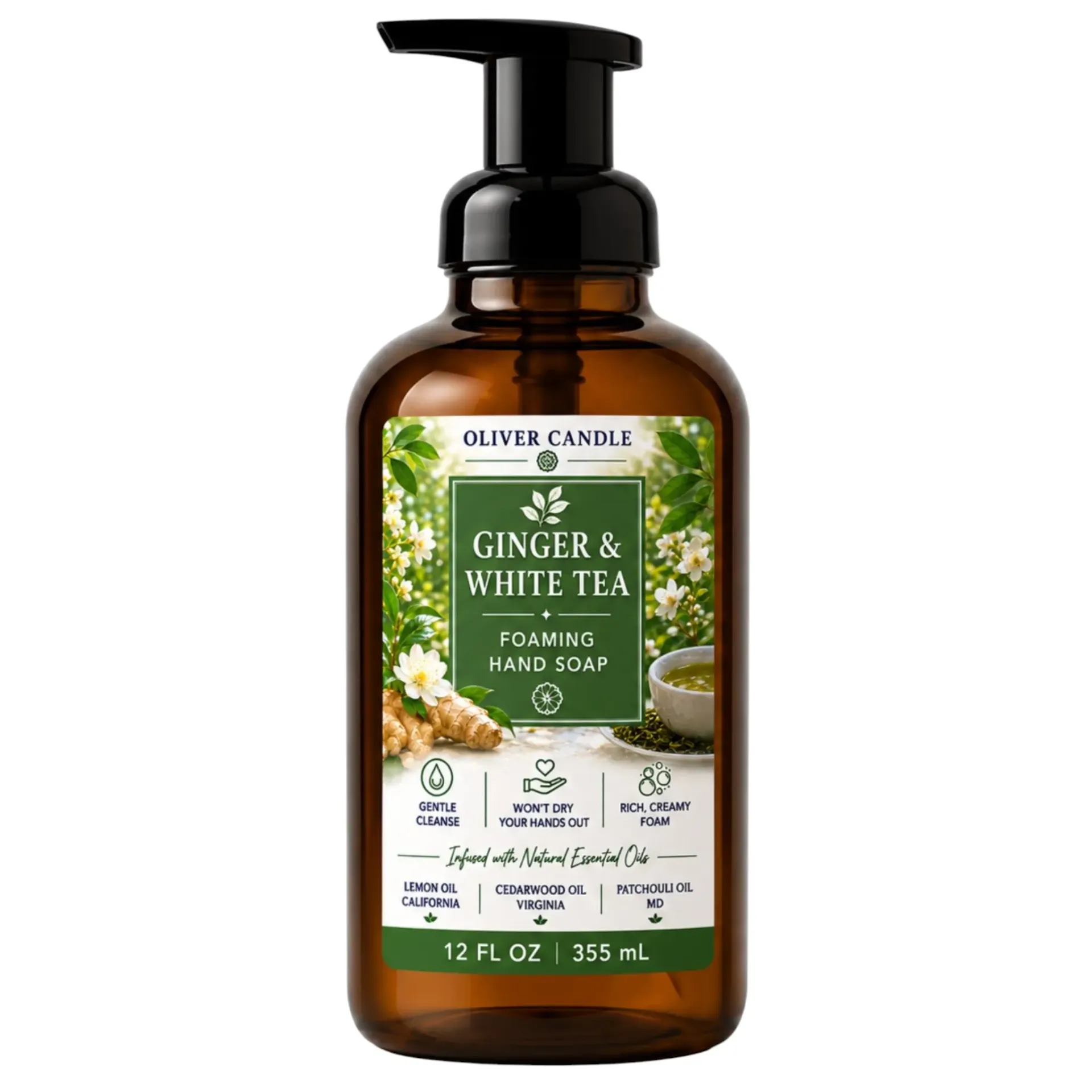 Ginger & White Tea Foaming Hand Soap