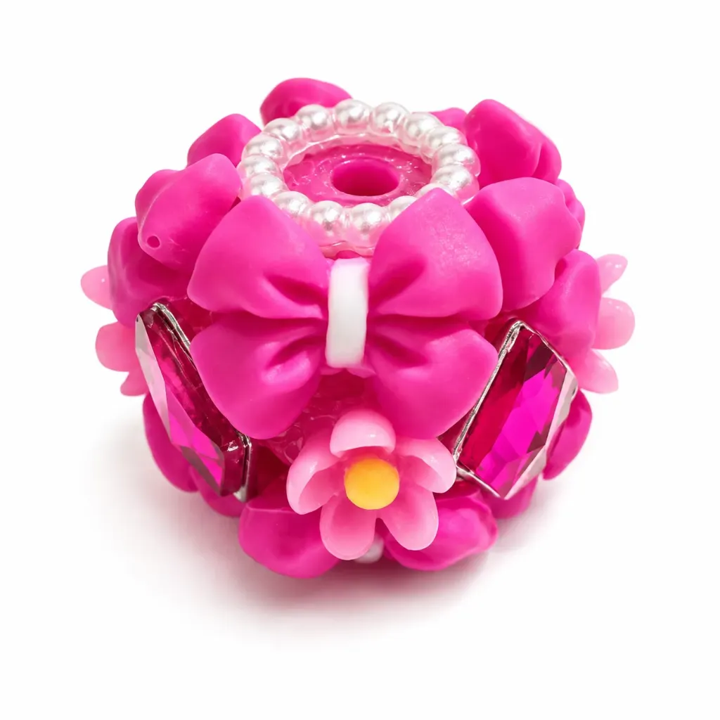 Bow and Pearl Spacer Beads