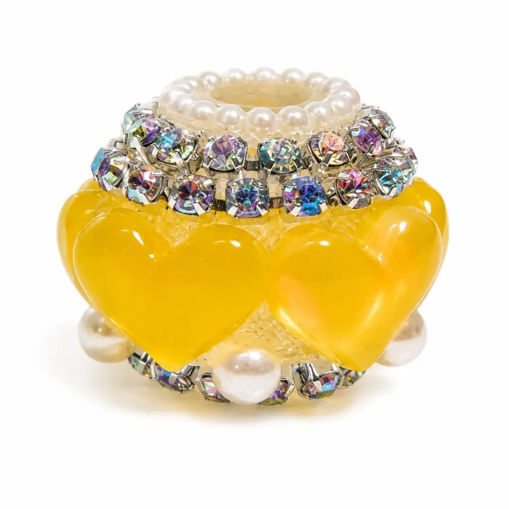 Heart and Pearl Spacer Beads