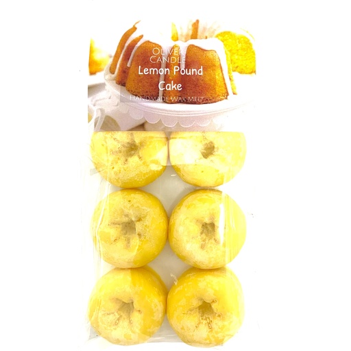 [802964] Lemon Pound Cake Mini Donuts Wax Melt