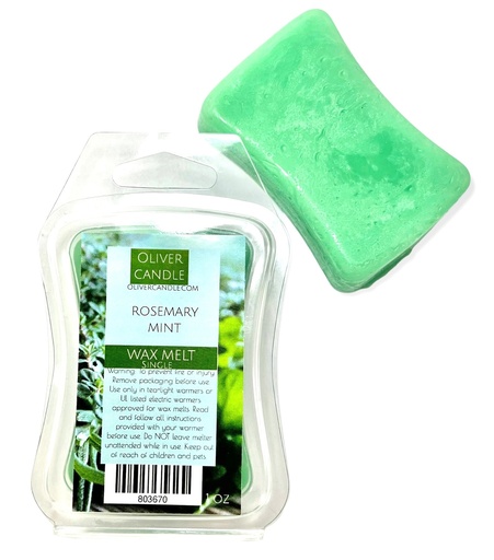 [803670] Rosemary Mint Wax Melt Single