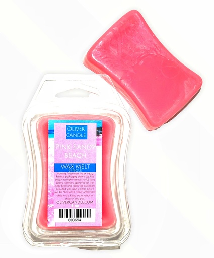 [803694] Pink Sandy Beach Wax Melt Single