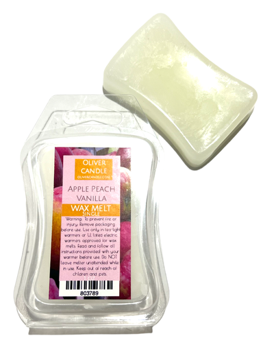 [803789] Apple Peach Vanillia Wax Melt Single