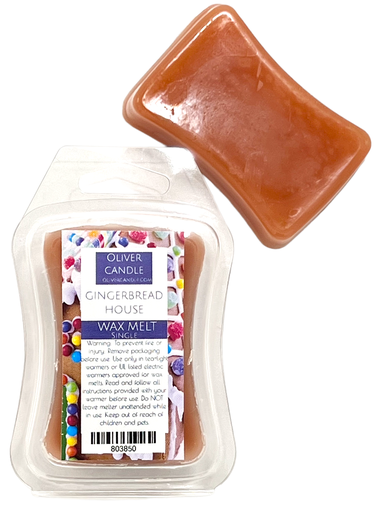 [803850] Gingerbread House Wax Melt Single